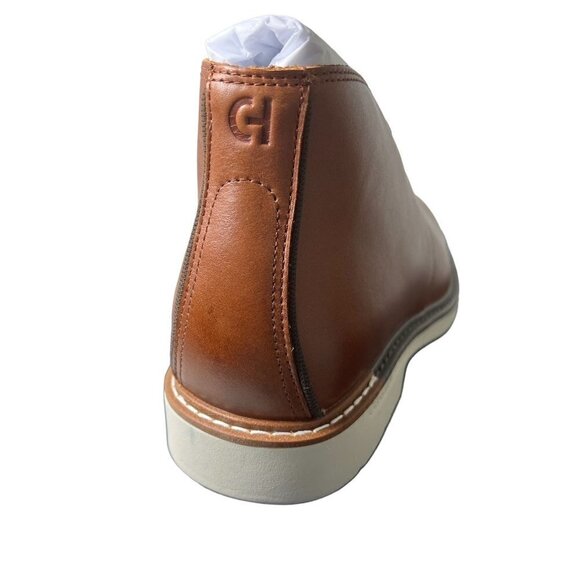 Cole Haan Mens Brown Leather Go To Lace Up White Sole Chukka Boots Sz 9 New main image 13